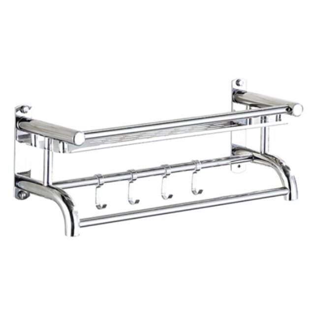 Denaya Stainless Steel Wall Mounted Required Bathroom Shelves