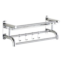 Denaya Stainless Steel Wall Mounted Required Bathroom Shelves