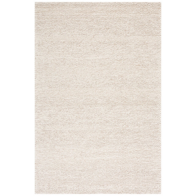 Natura Burl Handwoven Wool Area Rug in Beige & Ivory
