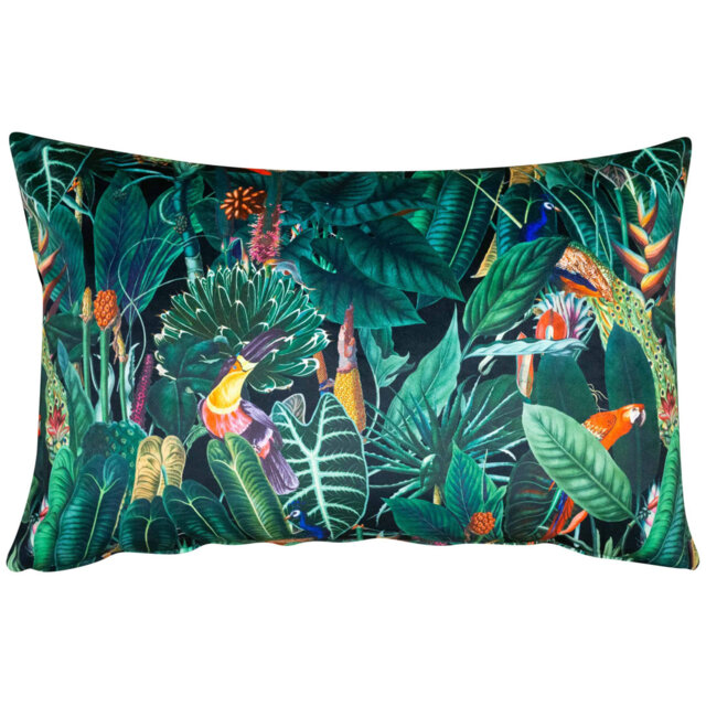 Animal Print Black Cushion