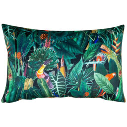 Animal Print Black Cushion