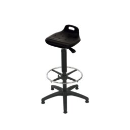 Height-adjustable office stool