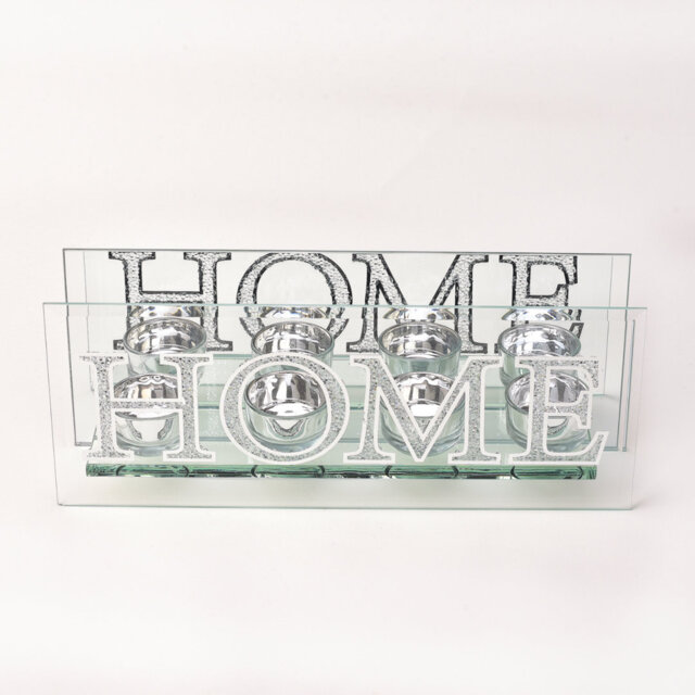 Fairmont Park® Mirror And Crystal Tealight Holder - HOME