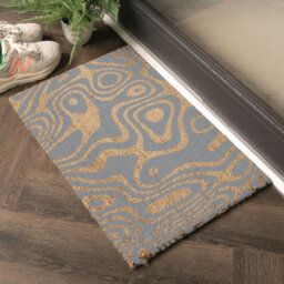 Andelynn Paint Swirls Kitchen Mat