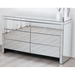 Ailana 125cm W 6 - Drawer Chest of Drawers