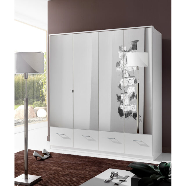 Balakrishna 3 Door Manufactured Wood Wardrobe