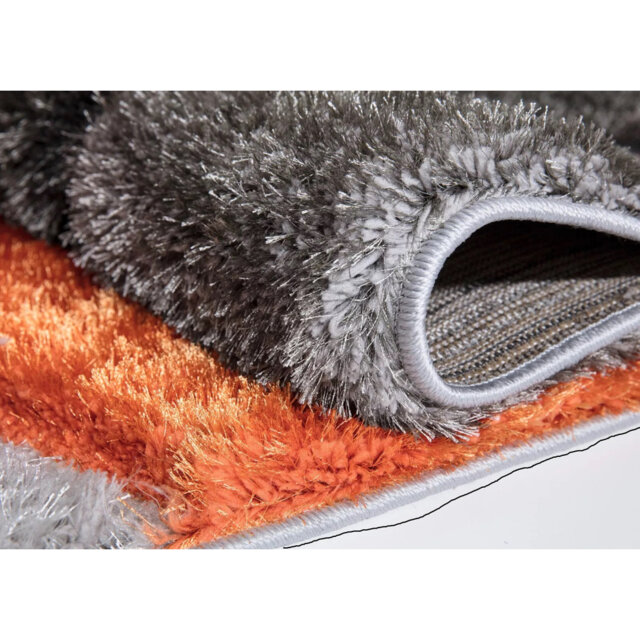3D Shaggy Rugs Modern Geometric Design Large Area Rugs For Living Room Bedroom Thick Fluffy Floor Mats Small Door Mat_ORNGGRY*