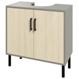 Ashwika 60cm Single Bathroom Vanity Base Only in Natural