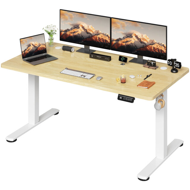 Mallus 120CM x 60CM Electric Height Adjustable Standing Desk