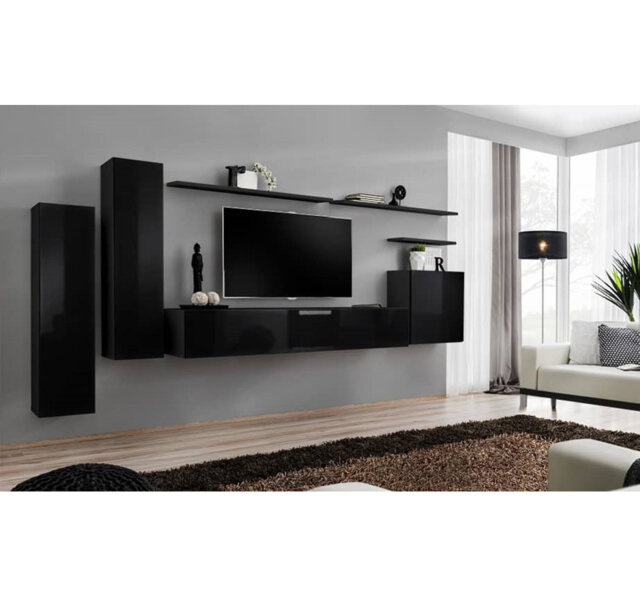 "Beckfield Unfinished Floating Entertainment Centre for TVs up to 70"""