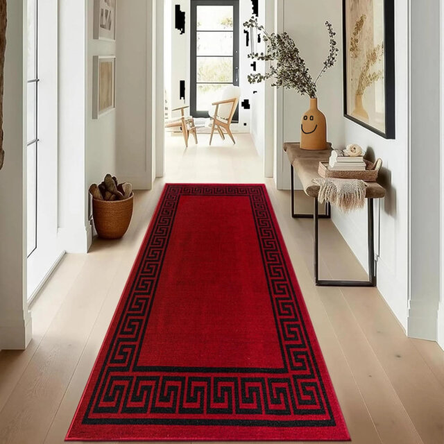 Non Slip Runner Rug Long Hallway Living Room Bedroom Kitchen Carpet Floor Mats*