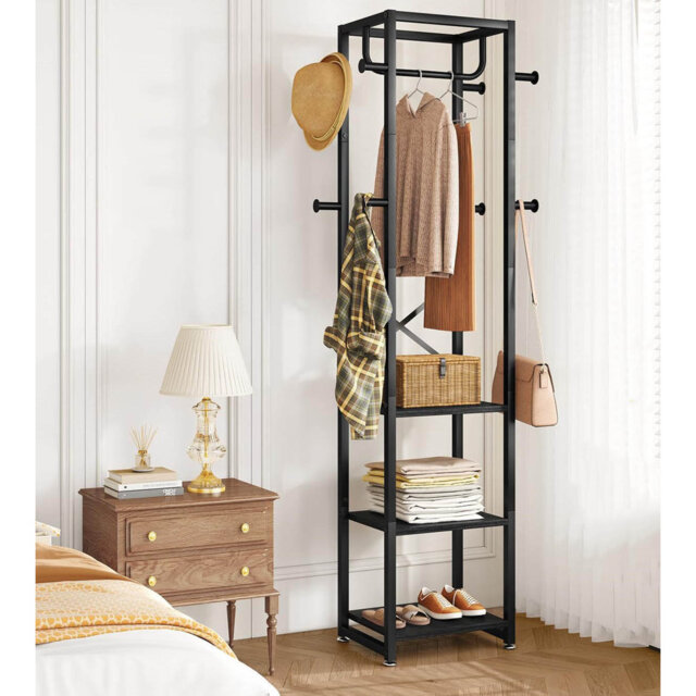 Freestanding 8 - Hook Coat Rack