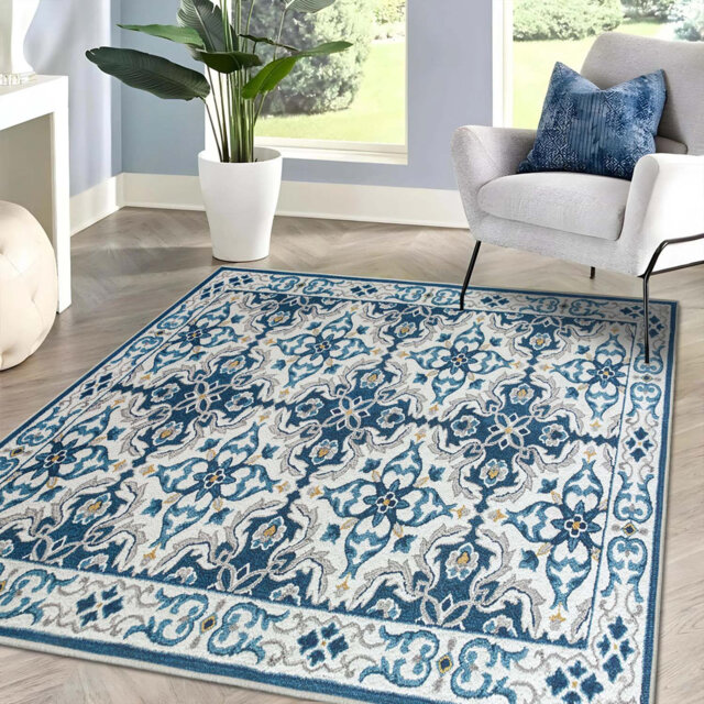 Printed Area Rug – Soft, Durable, Fade-Resistant Floor Decor For Living Room & Bedroom