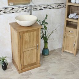 Cottrill 500mm Single Bathroom Vanity with Vessel Ceramic Basin