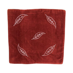 Alroy Floral Red Square Cushion
