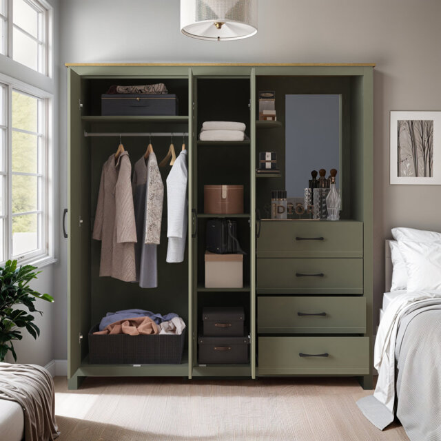 LIMESTONE Combi Fitment Wardrobe