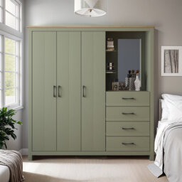 Limestone 3-Door Combi Fitment Wardrobe