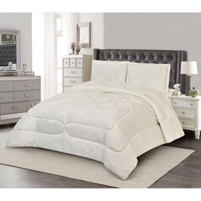 Bridal Jacquard Bedspread With Pillow Sham Floral Printed Coverlet, Decorative Luxury All-Season Bedding