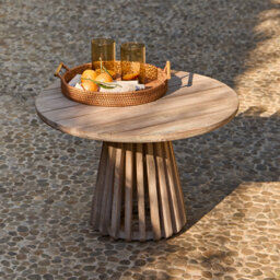Hopley Round 60Cm L Outdoor Coffee Table