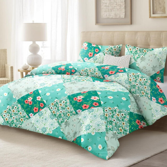 Oxford Pinstripe Reversible Super King Duvet Cover Set with Pillowcases Natural