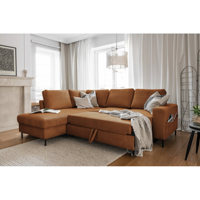 Lofty Lilly 6 seater Corner Sofa Bed