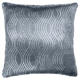 Spiller Geometric Silver Square Cushion