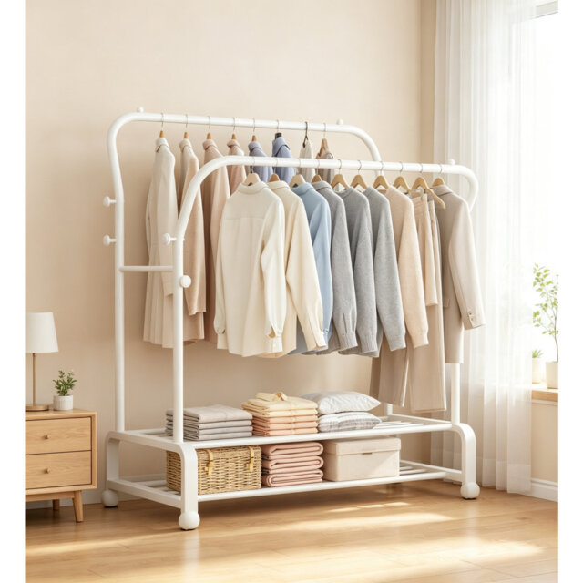 146cm Adjustable Portable Wardrobe
