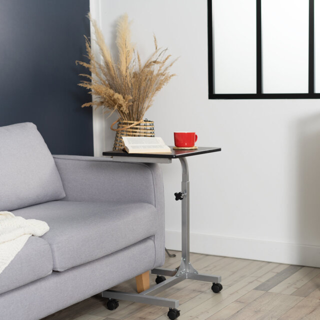 Adjustable Metal Base Writing Desk
