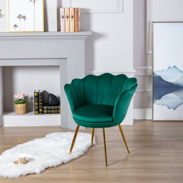 Aguilard Modern Upholstered Wide Tufted Armchair Accent Chair