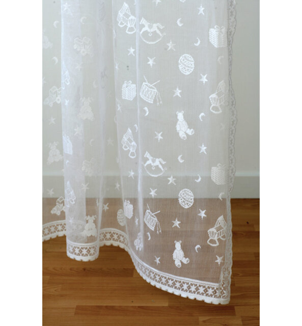 Eben Cotton Blend Sheer Single Curtain Panel