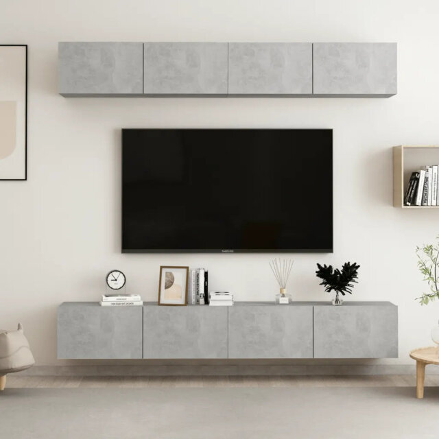 Blackowski TV Stands TV Console Sideboard TV Unit Cupboard Engineered Wood