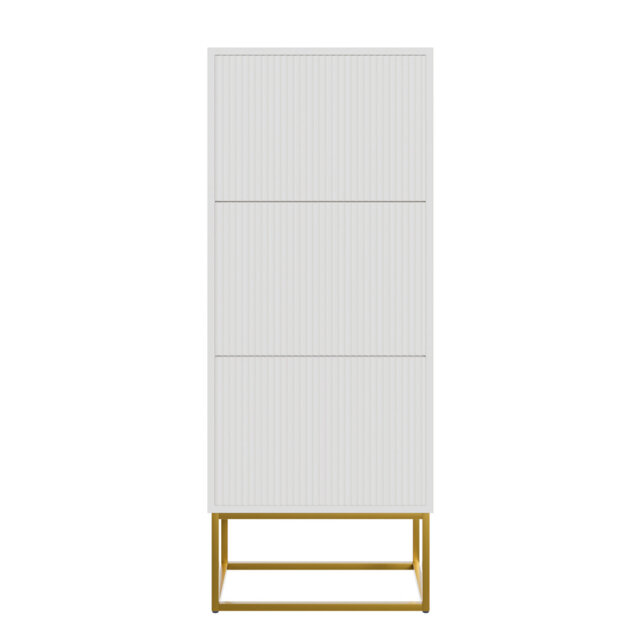 Veldio Three-Tier Shoe Cabinet 50 cm with Legs