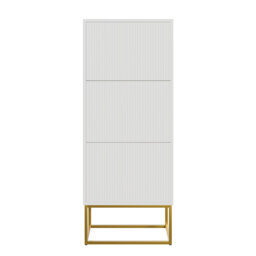 Veldio Three-Tier Shoe Cabinet 50 cm with Legs