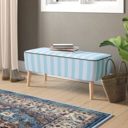 Mr.M Polyester Blend Upholstered Bench