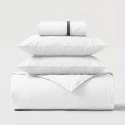 100% Cotton Percale 300 Thread Count 4-Piece Bedding Set