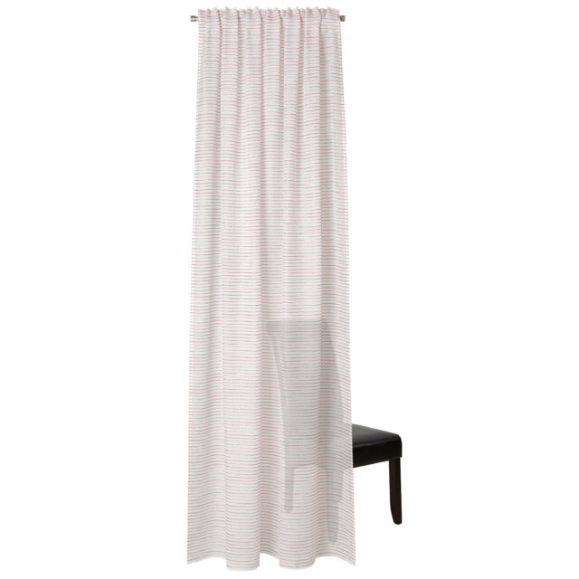 Laurel Slot Top Semi Sheer Curtain