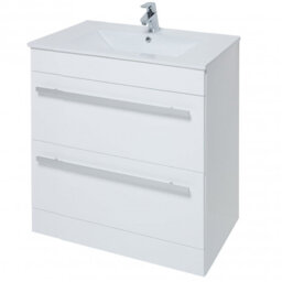 Clifton 800mm Free Standing Single Bathroom Vanity with Vitreous China Basin
