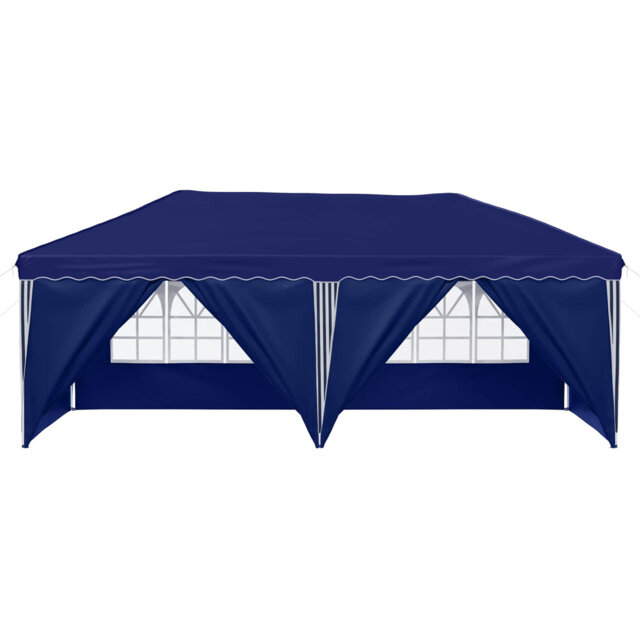 vidaXL Pop-up Party Tent 210D Oxford with Silver Coating Pop-Up Shelter Event