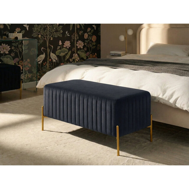 Benzant Velvet Upholstered Bench
