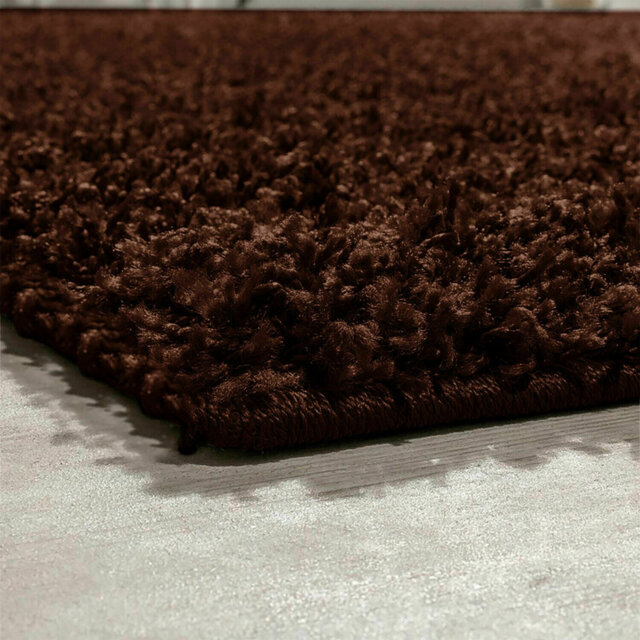Soft Shaggy Verona Rug Living Room Bedroom Carpet Hallway Runner Non Shed Pile