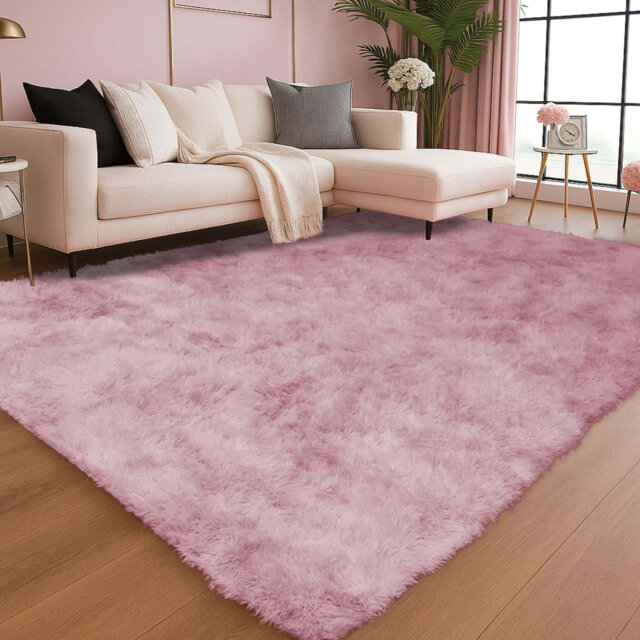 Soft Shaggy Area Rug â Plush High Pile Floor Rug For Living Room, Bedroom & Lounge