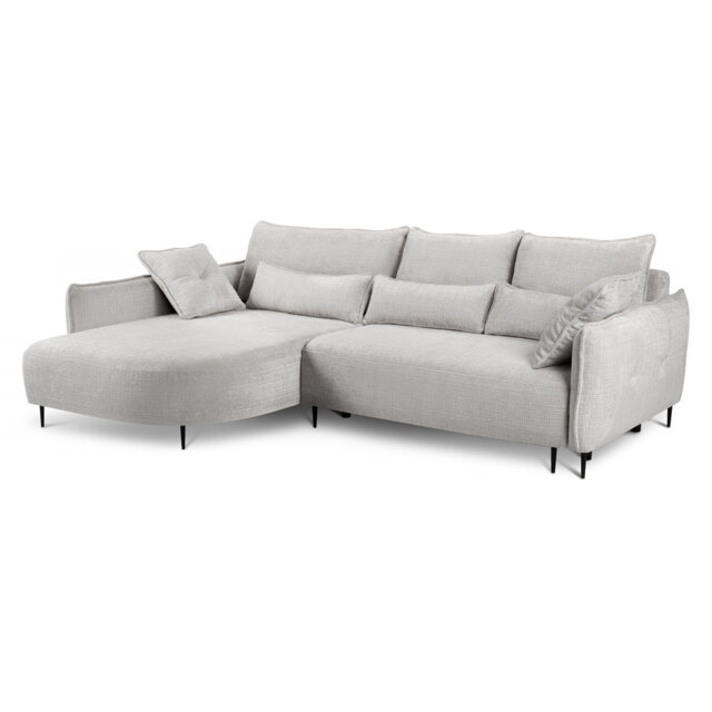 Bairo 3 Seater Fabric Reclining Sofa & Chaise