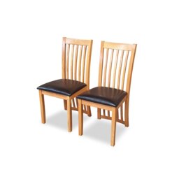 Salley Dining Chair in Brown
