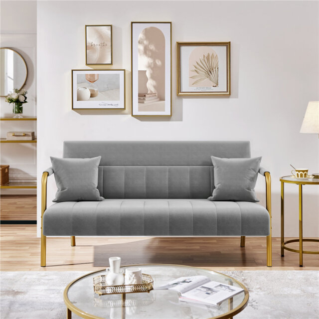 Color 2 Seater Loveseat ,143 CM wide  Sofa Couch