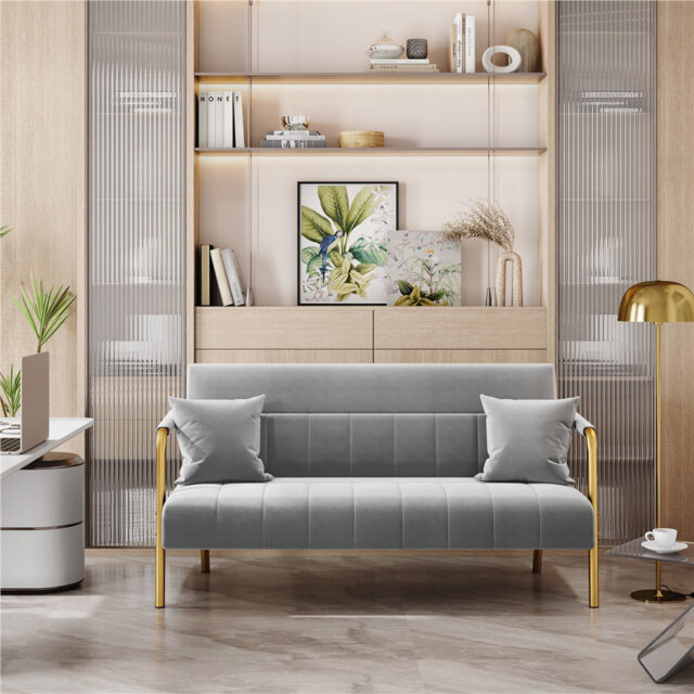 Color 2 Seater Loveseat ,143 CM wide Sofa Couch