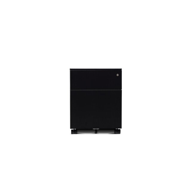 Trudeau 422cm Wide 2 -Drawer Mobile Steel File Cabinet