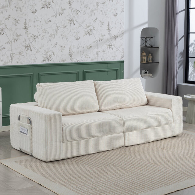 3 Seater Corduroy Sofa