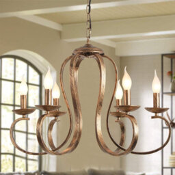Kulpsville 6 - Light Candle Style Chandelier