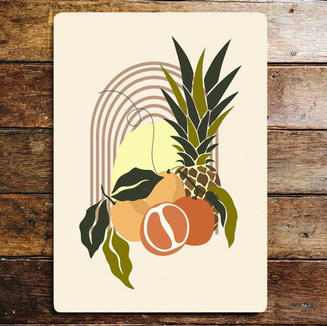 Food & Beverage Wall Decor on Metal