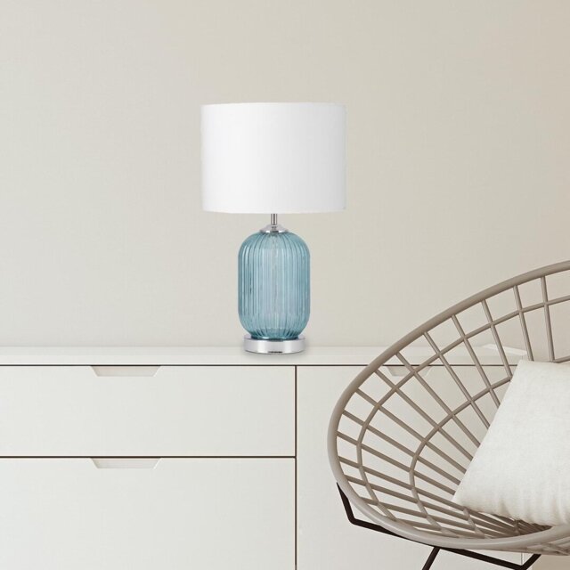 Larimar Metal Table Lamp